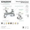 Kingston Brass KS4462PX 8" Widespread Bathroom Faucet, Polished Brass KS4462PX